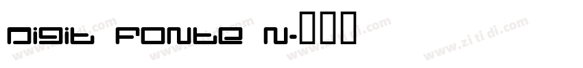 Digit Fonte N字体转换
